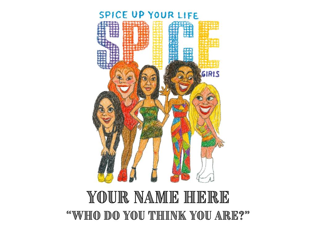 Spice Girls retro 90s inspired 11oz Mug – Personalised White Ceramic Boxed Mug