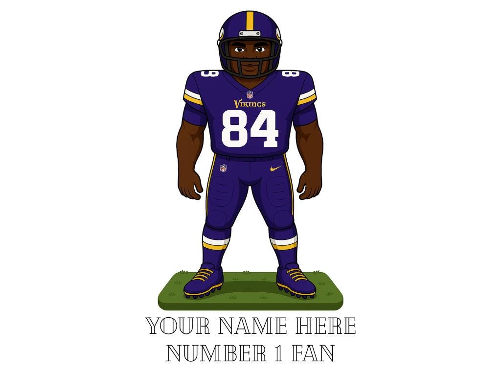 Personalized Minnesota Vikings Inspired Mug: Custom Name NFL Gift