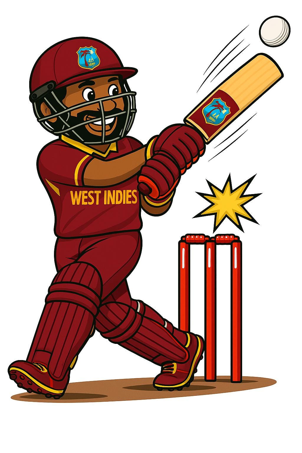 Personalized West Indies Cricket Mug, T20 Fan Gift