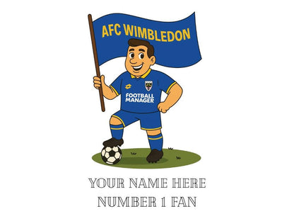 Personalised Wimbledon Football Mug: Custom Ceramic Gift