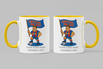 Personalised Crystal Palace FC Mug: Custom Football Fan Gift