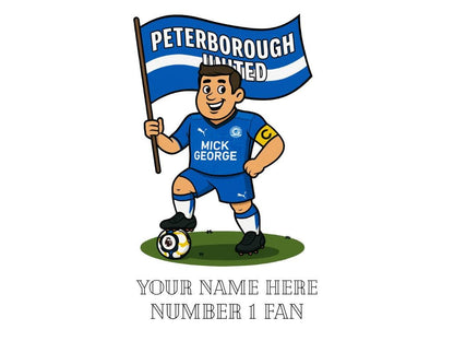 Personalised Peterborough Ceramic Mug - Football Fan Gift