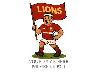 British And Irish Inspired Rugby Mug: Custom Name 11oz Rugby