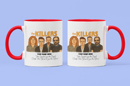 The Killers inspired 11oz Mug – Personalised White Ceramic Boxed Mug
