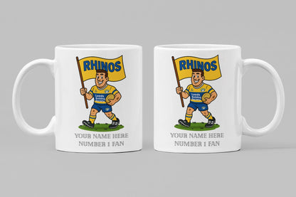 Leeds Rhinos Mug: Personalized Rugby Fan Gift