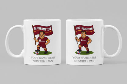 Personalised Northampton Town Inspired Mug: Custom Football Gift