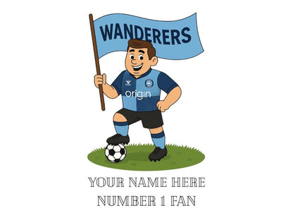 Personalised Wycombe Ceramic Mug: Custom Football Gift