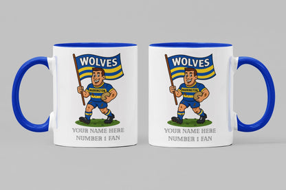 Warrington Wolves Rugby Mug – Personalized Fan Gift