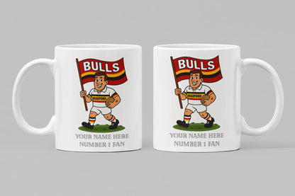 Personalized Bradford Bulls Rugby Mug - 11oz Keepsake