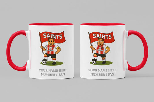 Personalised Southampton Football Mug: Custom Ceramic Gift