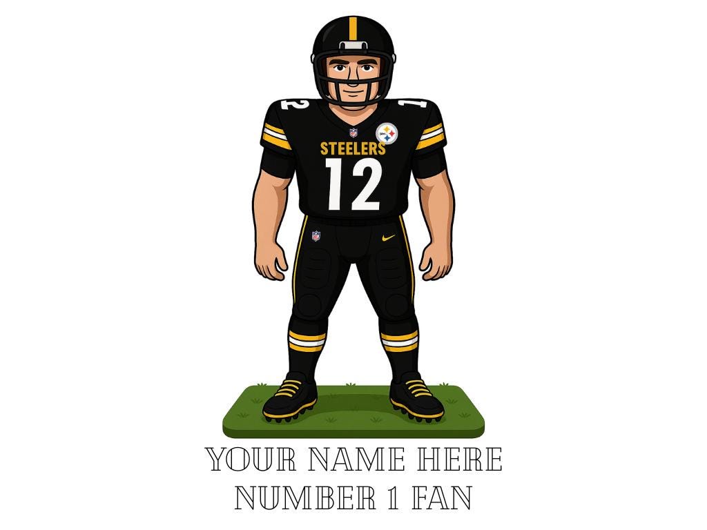 Personalized Pittsburgh Steelers Inspired Mug: Custom Name NFL Gift