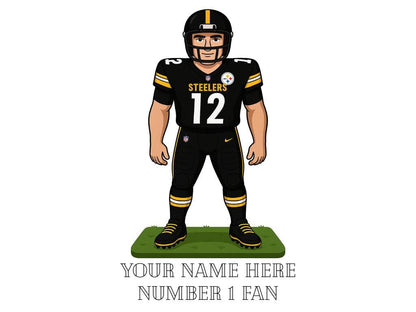 Personalized Pittsburgh Steelers Inspired Mug: Custom Name NFL Gift