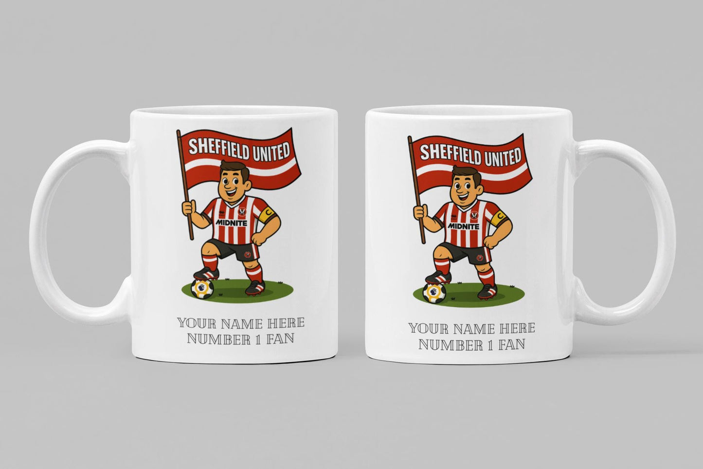 Personalised Sheffield Ceramic Mug - Football Fan Gift