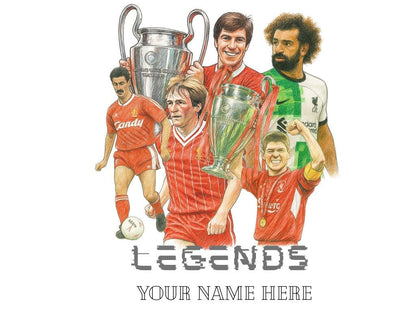 Personalised Liverpool Legends Inspired Football Mug: Custom Ceramic Gift