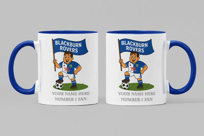 Personalised Blackburn Football Mug: Custom Ceramic Gift