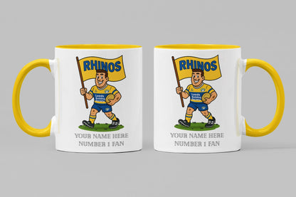 Leeds Rhinos Mug: Personalized Rugby Fan Gift