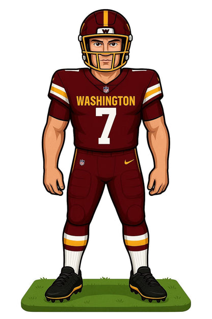 Personalized Washington Commanders Inspired Mug - Custom Name NFL Gift