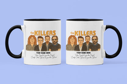 The Killers inspired 11oz Mug – Personalised White Ceramic Boxed Mug