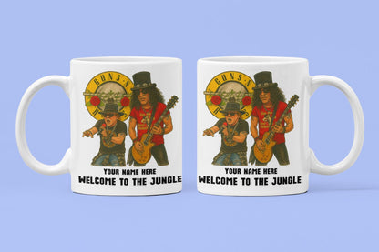 Guns N Roses inspired 11oz Mug – Personalised White Ceramic Boxed Mug