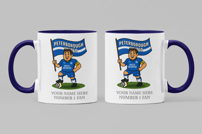 Personalised Peterborough Ceramic Mug - Football Fan Gift