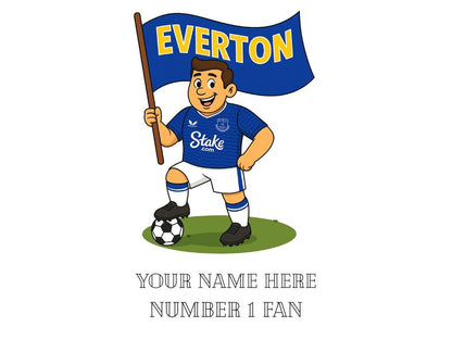 Personalised Everton Football Mug: Custom Ceramic Gift