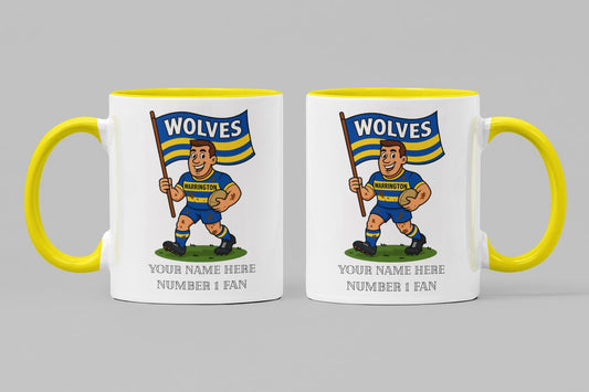 Warrington Wolves Rugby Mug – Personalized Fan Gift