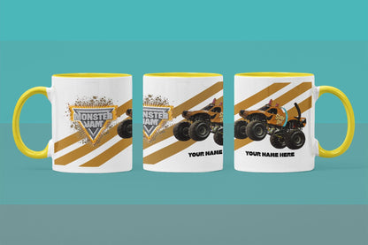 Personalised Scooby Doo Monster Truck Mug – 11oz Cup in 2 Colours