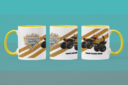 Personalised Scooby Doo Monster Truck Mug – 11oz Cup in 2 Colours