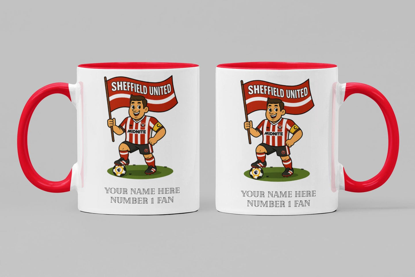 Personalised Sheffield Ceramic Mug - Football Fan Gift
