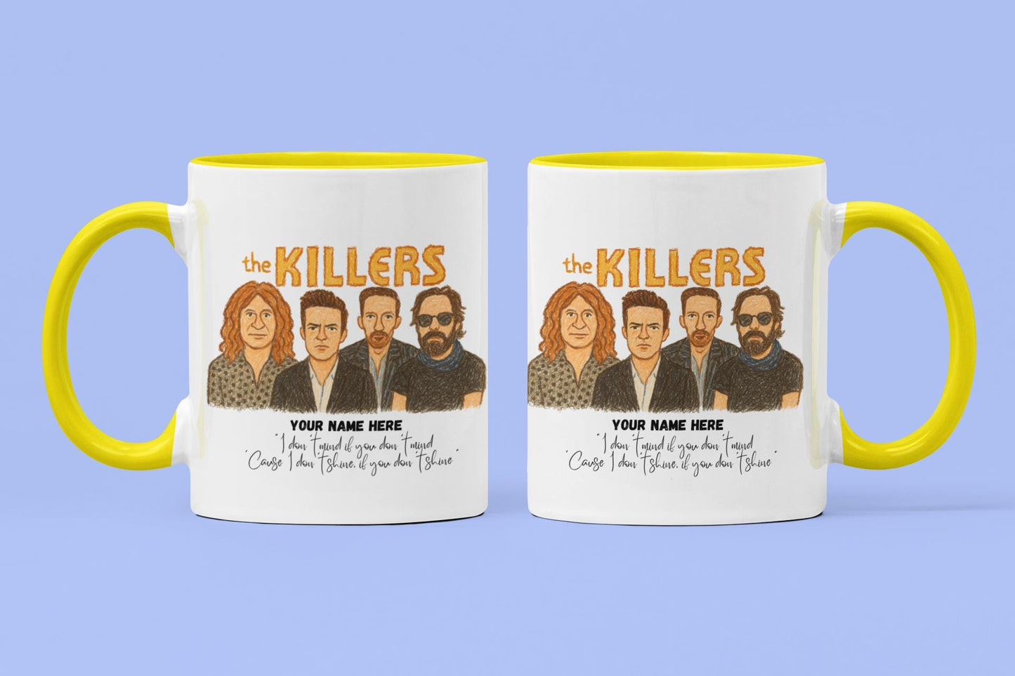The Killers inspired 11oz Mug – Personalised White Ceramic Boxed Mug