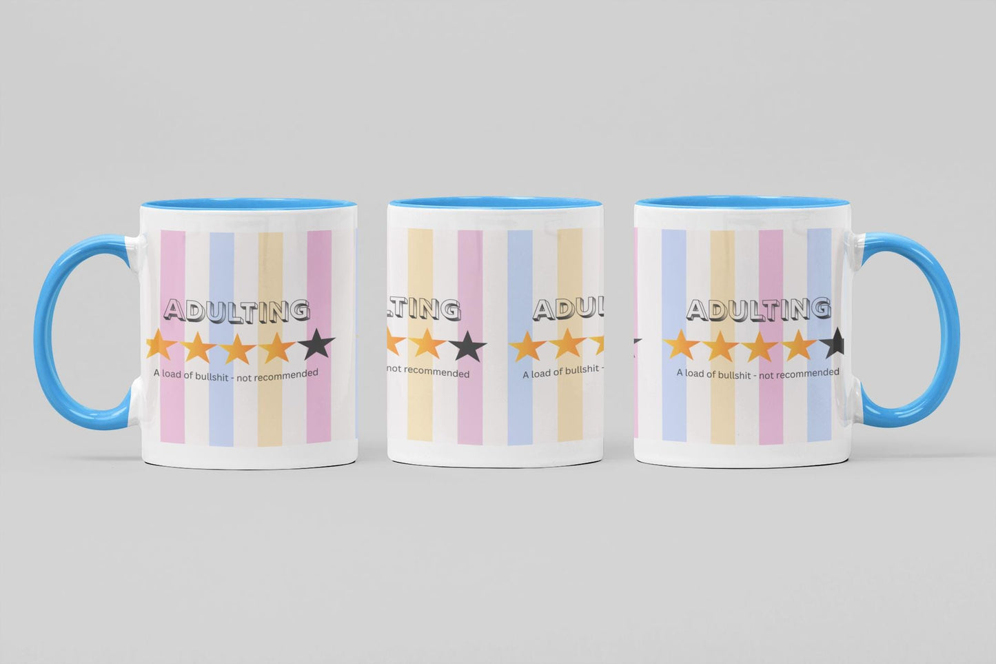 Funny Adulting Coffee Mug: Sarcastic Gift, 11oz Ceramic