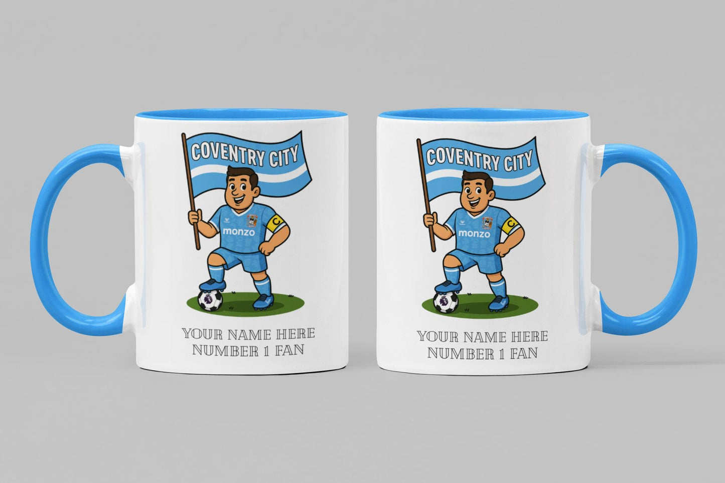 Personalised Coventry Ceramic Mug - Football Fan Gift