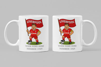 Personalised Liverpool Football Mug: Custom Ceramic Gift