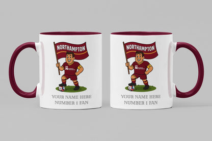Personalised Northampton Town Inspired Mug: Custom Football Gift