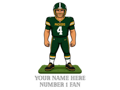 Personalized Green Bay Packers Inspired Mug: Custom Name NFL Ceramic Cup