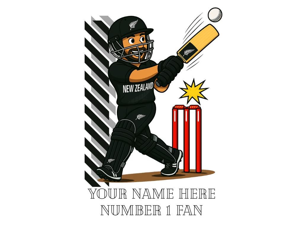 Personalized New Zealand Cricket Ceramic Mug – T20 Fan Gift