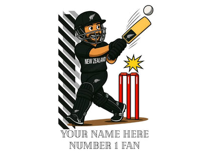 Personalized New Zealand Cricket Ceramic Mug – T20 Fan Gift