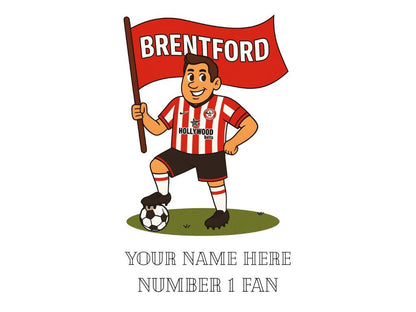 Personalised Brentford Football Mug: Custom Ceramic Gift