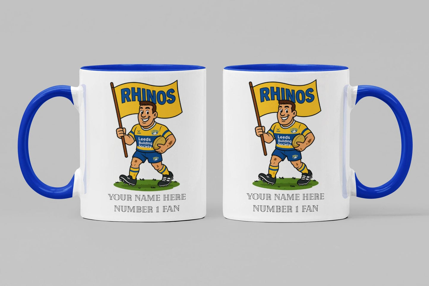 Leeds Rhinos Mug: Personalized Rugby Fan Gift