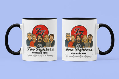 Foo Fighters inspired 11oz Mug – Personalised White Ceramic Boxed Mug