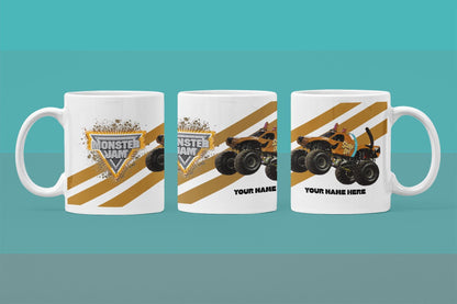Personalised Scooby Doo Monster Truck Mug – 11oz Cup in 2 Colours