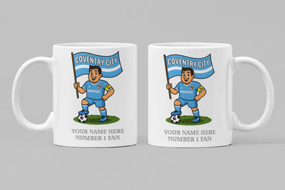 Personalised Coventry Ceramic Mug - Football Fan Gift