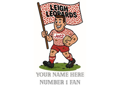 Personalized Leigh Leopards Rugby Mug: 11oz Fan Gift