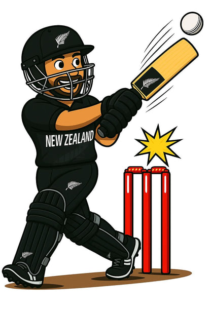 Personalized New Zealand Cricket Ceramic Mug – T20 Fan Gift