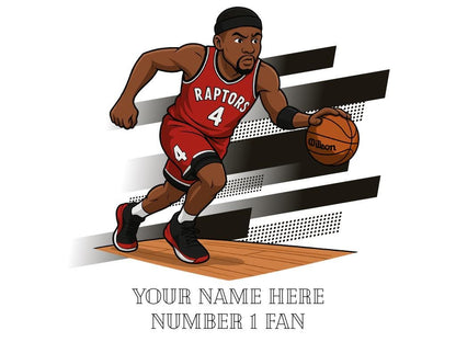 Personalised Toronto Raptors inspired Mug: Custom Name NBA Gift