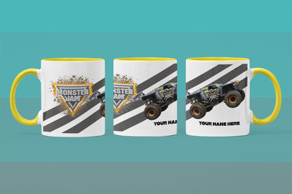 Personalised MAX D Monster Truck Mug – 11oz Cup in 3 Colours