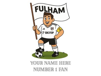 Personalised Fulham Inspired Football Mug: Custom Ceramic Gift