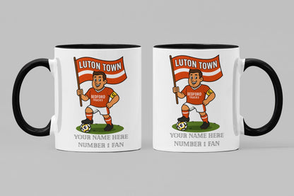 Personalised Luton Town FC Mug: Custom Football Gift
