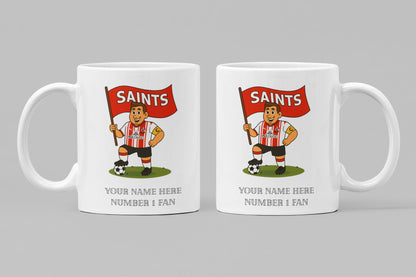 Personalised Southampton Football Mug: Custom Ceramic Gift