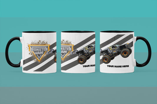 Personalised MAX D Monster Truck Mug – 11oz Cup in 3 Colours